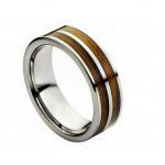 Tungsten wedding band 